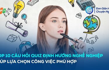 câu hỏi quiz định hướng nghề nghiệp