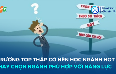 trường top thấp có nên học ngành hot
