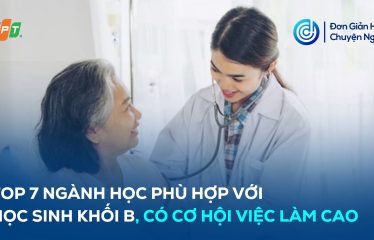 ngành học phù hợp với học sinh khối B