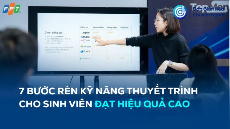 kỹ năng thuyết trình cho sinh viên