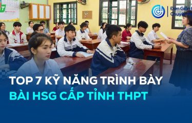 kỹ năng trình bày bài HSG cấp tỉnh THPT